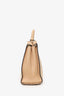Fendi Beige Leather Large Peekaboo With Strap