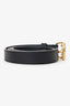 Gucci Black Pearl Marmont 'GG' Thin Belt