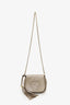 Gucci Gold Leather Soho Disco Crossbody Bag With Tassel