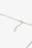 Christian Dior Silver Tone Four Leaf Clover/Star/Heart Charm Necklace