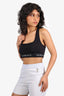 Versace Black Cotton Logo Bralette Size 3