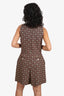 Gucci 2020 Black/Multicolour GG Jacquard Romper Size 38