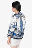 L'Agence Blue/White Paisley Jacket Size 4