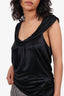 Gucci Black Cowl Neck Sleeveless Top Size M