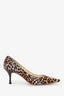 Jimmy Choo Leopard Print Pointed Heels Size 39