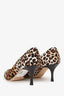 Jimmy Choo Leopard Print Pointed Heels Size 39