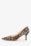 Jimmy Choo Leopard Print Pointed Heels Size 39