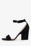 Jimmy Choo Black Suede Open Toe Heels Size 39.5