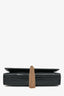 Saint Laurent 2017 Black Croc Embossed Leather Kate Crossbody Bag