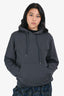 Sandro Dark Grey Logo Hoodie Size S