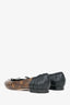 Louis Vuitton Brown/Black Leather Monogram Flats Size 35.5