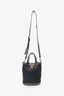Valentino Black Rockstud Mini Bucket Bag