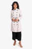 Burberry Grey Nylon Belted Trench Coat Size 8