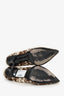Burberry Leopard Print Ponyhair Pointed Heels Size 39