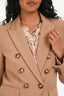 Veronica Beard Camel Double Breasted Blazer Size 4