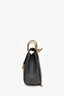Chloe Blue Suede/Snakeskin Leather Drew Crossbody Bag