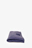 Bottega Veneta Purple Leather Intrecciato Turn Lock Clutch