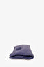 Bottega Veneta Purple Leather Intrecciato Turn Lock Clutch