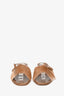 Manolo Blahnik Vintage Brown Ponyhair Calfskin Leather Mules Size 39
