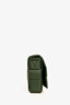Bottega Veneta Dark Green Leather Casette Crossbody