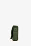 Bottega Veneta Dark Green Leather Casette Crossbody