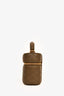 Saint Laurent Green Quilted 'Gaby' Top Handle Bag with Strap