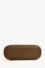 Saint Laurent Green Quilted 'Gaby' Top Handle Bag with Strap