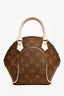 Louis Vuitton Monogram White Accent Leather 'Elipse BB' Top Handle with Strap