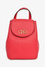 Salvatore Ferragamo Pink Leather 'Gancio' Crossbody Bag