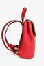 Salvatore Ferragamo Pink Leather 'Gancio' Crossbody Bag