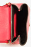 Salvatore Ferragamo Pink Leather 'Gancio' Crossbody Bag