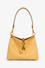 Etro Yellow Leather 'Vela' Shoulder Bag with Strap