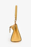 Etro Yellow Leather 'Vela' Shoulder Bag with Strap