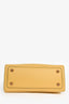 Etro Yellow Leather 'Vela' Shoulder Bag with Strap