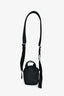 Simone Rocha Black Nylon Faux Pearl/Crystal Buckle Crossbody Bag