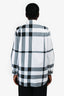 Burberry Black/White Plaid Button-Up Top Size 8