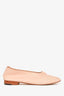 Martianiano Nude Leather Ballet Flats Size 38.5