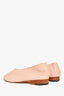 Martianiano Nude Leather Ballet Flats Size 38.5