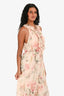 Zimmermann Beige Silk Floral Printed Jumpsuit Size 0