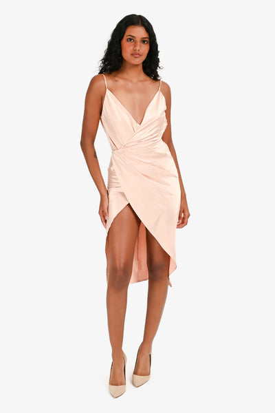 strapless open back dress House Of CB Pink Mini Dress Size XS – Mine & Yours