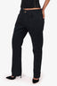 Saint Laurent Black Denim Straight Leg Jeans Size 31