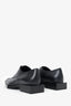 Balenciaga Black Leather Square Toe Rim Derby Size 41 Mens