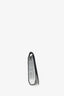 Saint Laurent Silver Metallic Leather 'Belle de Jour' Clutch