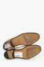 Gucci Off White Leather Interlocking G Horsebit Slip On Loafers Size 35