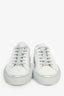 Common Projects Silver Leather Sneakers Size 36