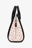 Alexander McQueen Black/Multicolour Floral Leather 'Mini Heroine' Top Handle with Strap