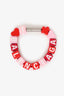 Balenciaga Pink/Red Beaded Toy Bracelet
