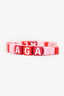 Balenciaga Pink/Red Beaded Toy Bracelet