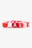 Balenciaga Pink/Red Beaded Toy Bracelet