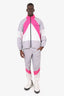 Vetements 2019 Pink/Grey/White Mustermann Track Suit Set Size S